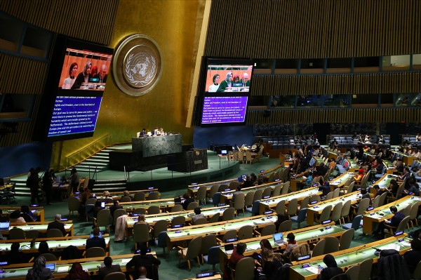 Bakan Kaya, BM'de konuştu