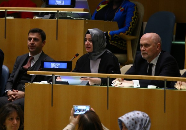 Bakan Kaya, BM'de konuştu