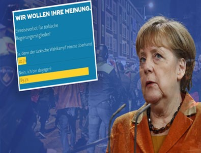 Alman kanalının 'yasak' anketinde 'Hayır' şoku!