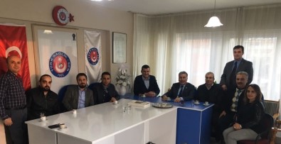 Aydın MHP'den Türk Sağlık Sen'e Ziyaret