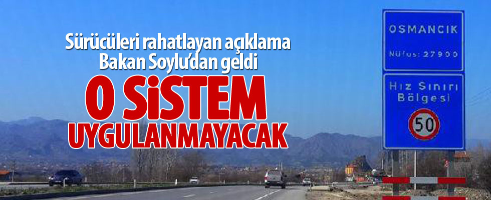 Bakan Soylu: O Sistem Türkiye'de Uygulanmayacak
