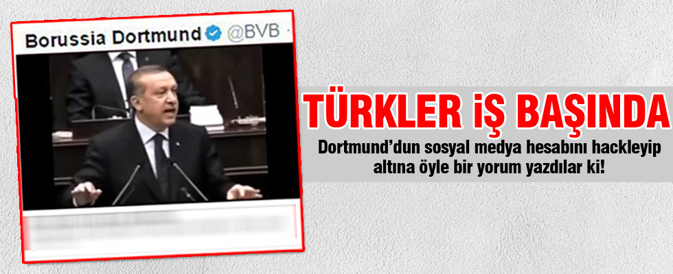 Dortmund'un sosyal medya hesabı hacklendi