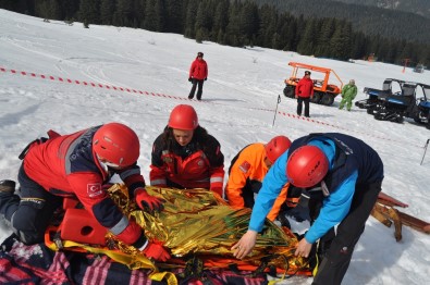 Ilgaz Dağı'nda 'Kış Kurtarma Tatbikatı' Yapıldı