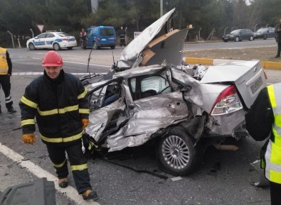 Uşak'ta Trafik Kazası Açıklaması 1 Ölü