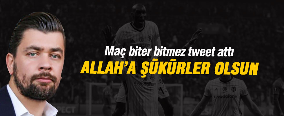 Ahmet Gökçek'ten Beşiktaş'a kutlama