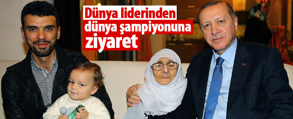 Cumhurbaşkanı Erdoğan Kenan Sofuoğlu'nu evinde ziyaret etti