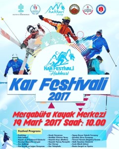 Hakkari'de Kar Festivali