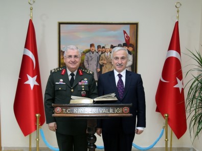 Jandarma Genel Komutanı Orgeneral Yaşar Güler Valiliği Ziyaret Etti