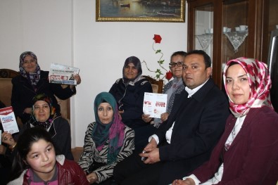 Aksaray'da AK Parti Heyeti Ev Hanımlarıyla Buluştu
