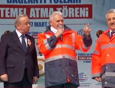 Binali Yıldırım Yeni Zigana Tüneli'nin temelini attı