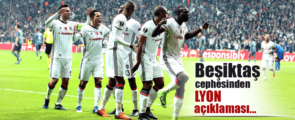 Beşiktaş cephesinden Lyon açıklaması
