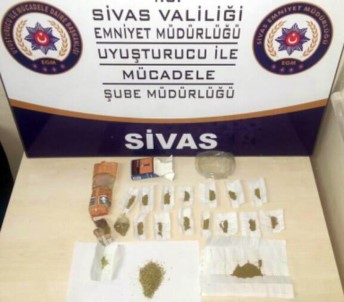 Sivas'ta Uyuşturucu Operasyonu Açıklaması 8 Gözaltı