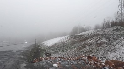 Zonguldak'ta Yüksek Kesimlere Kar Yağdı