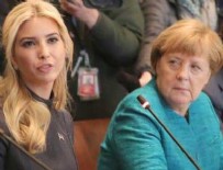 Bu kez Merkel'in Ivanka'ya bakışları konuşuluyor
