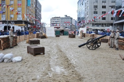 Çanakkale Savaşı, Gaziosmanpaşa Meydanı'nda Yeniden Canlandırıldı