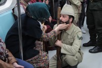 KIRAZLı - Metroda Çanakkale Ruhu Canlandırıldı