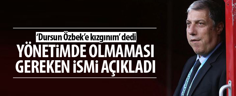 Levent Nazifoğlu: Özbek'e kızgınım