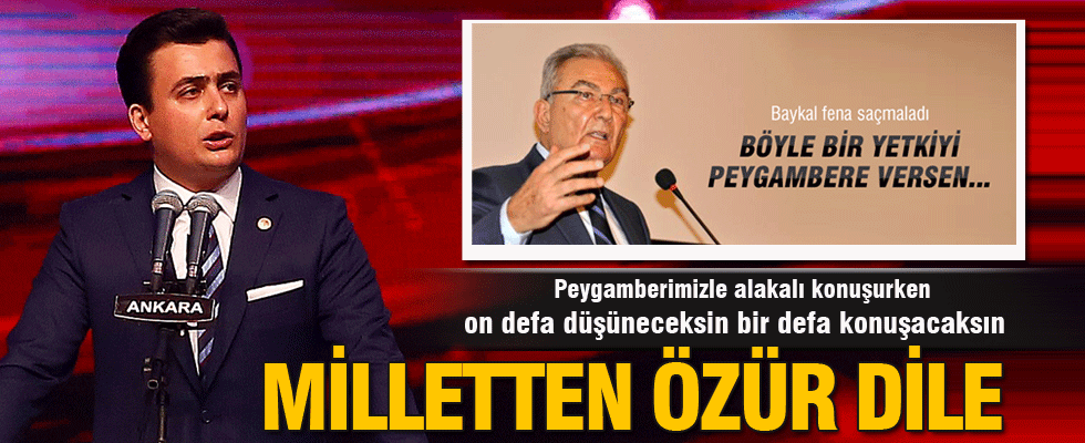 Osman Gökçek: Baykal milletten özür dilemeli