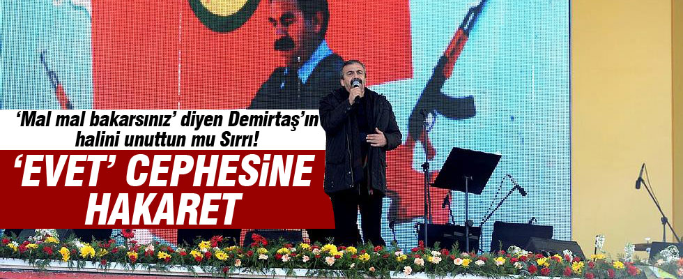 Sırrı Süreyya haddini aştı