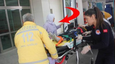 Ambulasın kapısı açıldığında hayatının şokunu yaşadı!
