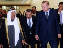 Cumhurbaşkanı Erdoğan misafirini havalimanında karşıladı