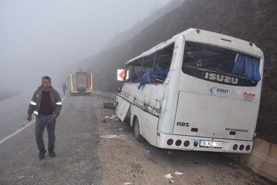 Maden işçilerini taşıyan minibüs kaza yaptı: 2 ölü, 24 yaralı
