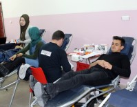 ÖMER LÜTFİ YARAN - NEÜ'de Kan Bağışı Kampanyasına Yoğun İlgi