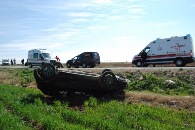 Şanlıurfa'da Otomobiller Çarpıştı Açıklaması 4 Yaralı