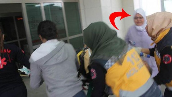 Ambulasın kapısı açıldığında hayatının şokunu yaşadı!