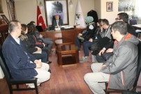 ÇAYDEĞIRMENI - Aday Öğretmenler Kaymakam Güney Ve Başkan Semerciyi Ziyaret Etti