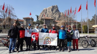 Afyon PAB Üyeleri Çanakkale Zaferi İçin Pedal Çevirdi
