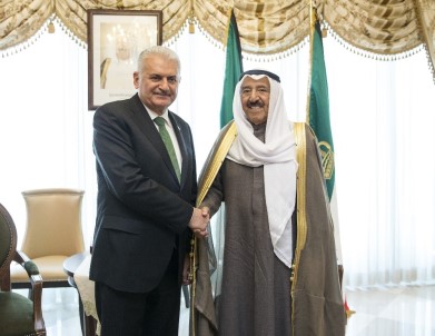 Başbakan Yıldırım, Kuveyt Emiri El-Sabah İle Bir Araya Geldi