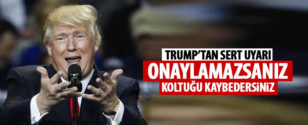 Trump'tan Cumhuriyetçilere 'koltuk' uyarısı