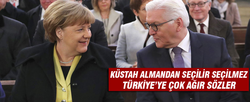 Almanya'nın yeni cumhurbaşkanından Türkiye'ye çok ağır sözler