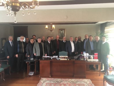 Bozüyük TSO Yöneticilerinden Bahattin Şeker'e Geçmiş Olsun Ziyareti