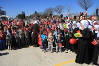 RAVZA KAVAKÇI KAN - Mülteci Çocuklar Barışın Sembolü Zeytin Fidanlarını Toprakla Buluşturdu