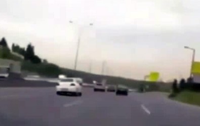 Trafik Magandasının Ölümle Oyunu Kamerada