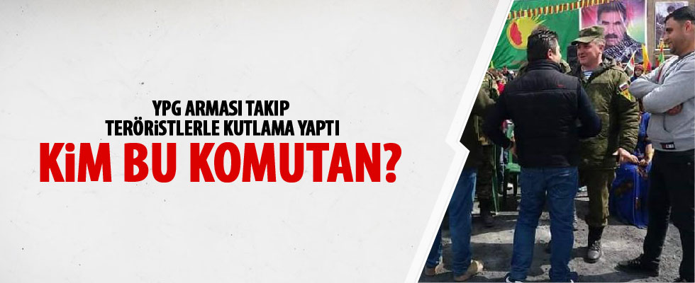 Rus askerleri teröristlerle kutlama yaptı