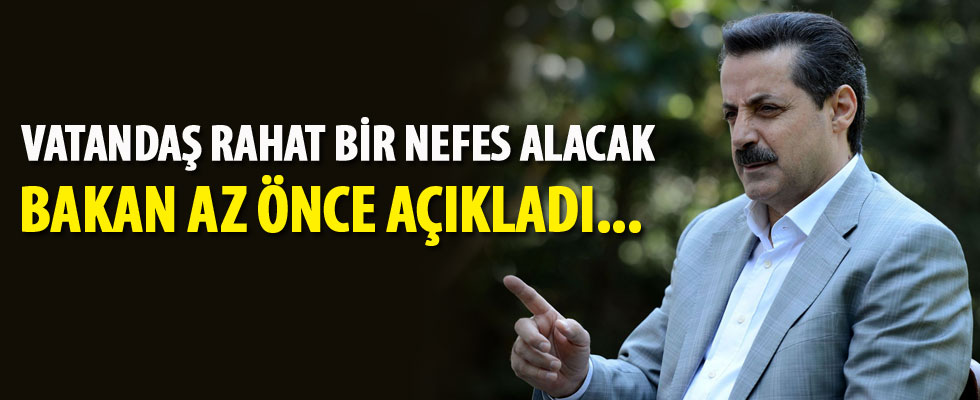 Bakan'dan GDO açıklaması