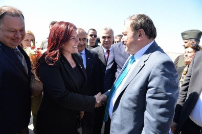 Başkan Çerçioğlu, Bakan Eroğlu'nu Karşıladı