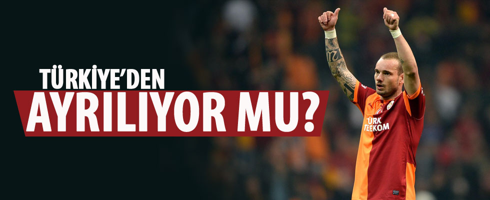 Sneijder: Türkiye'den ayrılmayı…