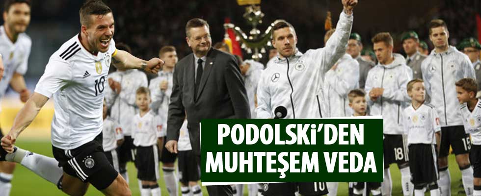 Ve Lukas Podolski resmen veda etti!