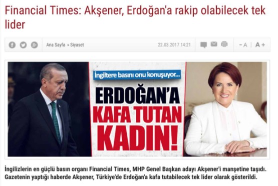 Akşener’e İngiliz-FETÖ-PKK medyasından bayat PR!.