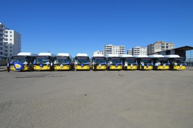 Diyarbakır'da Çevre Dostu 10 Otobüs Seferlere Başlıyor