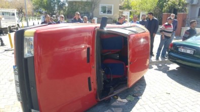Marmaris'te Trafik Kazası; 1 Yaralı