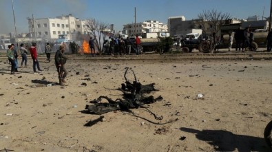Azez'de Bomba Yüklü Araçla Saldırı Açıklaması 3 Ölü, 10 Yaralı