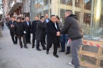 SERKAN YILDIRIM - Başkanlar Esnaf Gezdi, Sokaktaki Vatandaşa Broşür Dağıttı