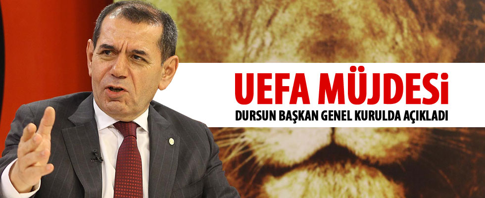 Dursun Özbek'ten UEFA müjdesi