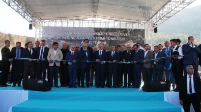 Bakanlar Arslan Ve Elvan, Büyükeceli'de Tünel Açılışı Yaptı