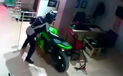 70 bin TL'lik motoru 4 saniyede çaldılar